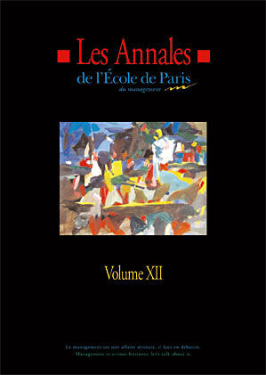 Couverture Les Annales de l'École de Paris du management - Volume 12