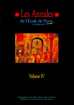 Couverture Les Annales de l'École de Paris du management - Volume 4