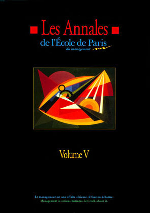 Couverture Les Annales de l'École de Paris du management - Volume 5