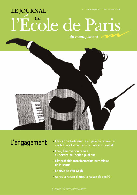 Couverture Le Journal de L'École de Paris du management N°155