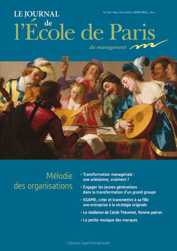 Couverture Le Journal de L'École de Paris du management N°160