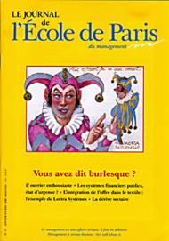 Couverture Journal de L'École de Paris du management N°21