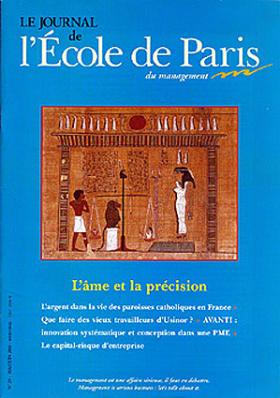 Le Journal de l'École de Paris - Mai/juin 2001