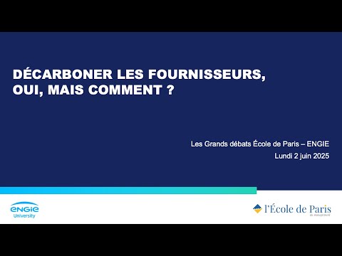 Aperçu vidéo Décarboner les fournisseurs, oui, mais comment ?